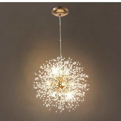 Modern Crystal Flower Chandelier