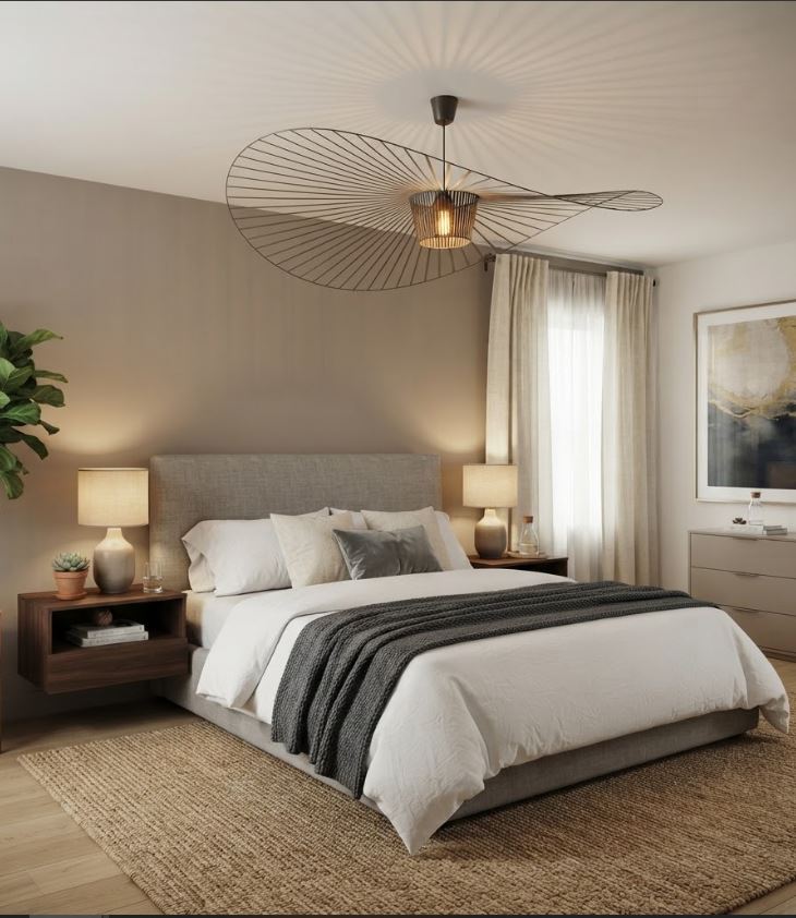 Retro Pendant Hat Chandelier Vintage Light