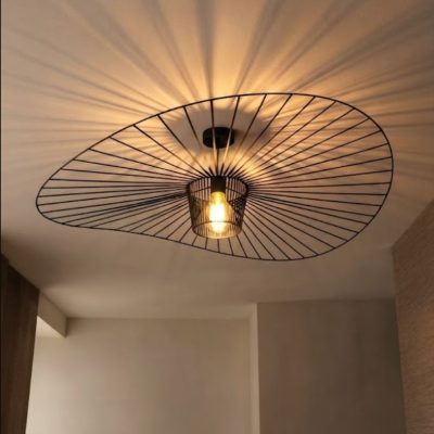 Retro Wire Hat Chandelier