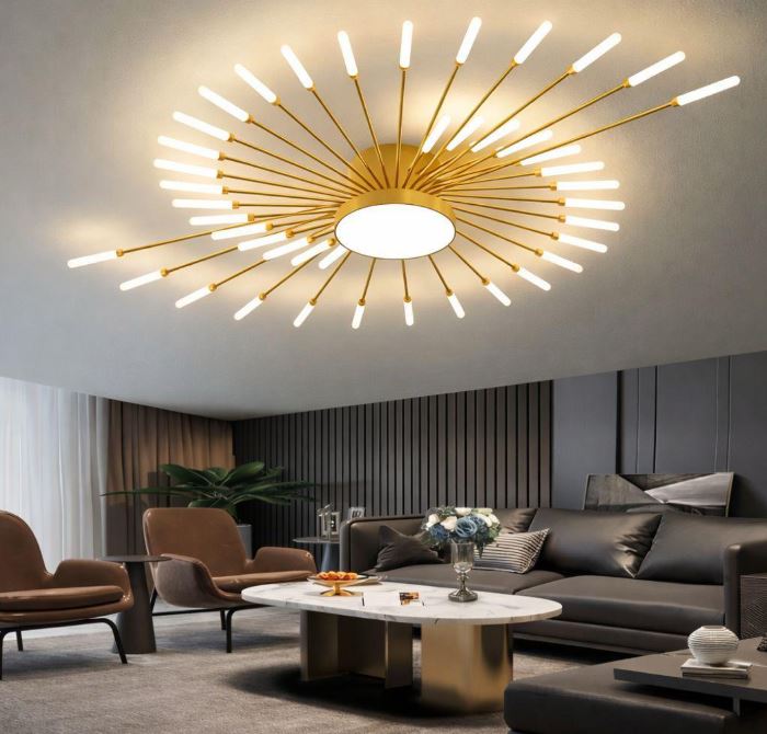 Spiral Fireworks LED Ceiling Chandelier