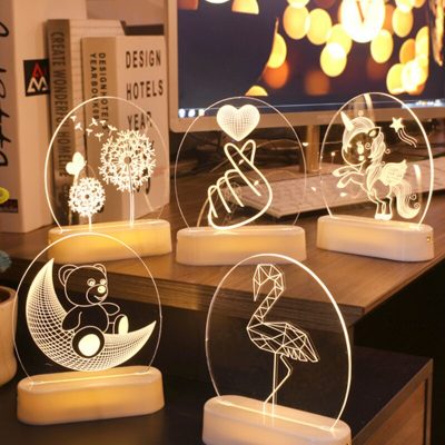 Acrylic 3d Led Night light