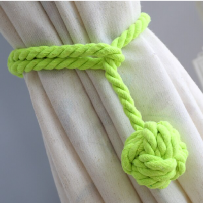 Wool ball Curtain Tie-back