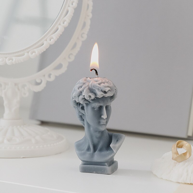 Mini David Head Scented Candle Light Trybe Nigeria