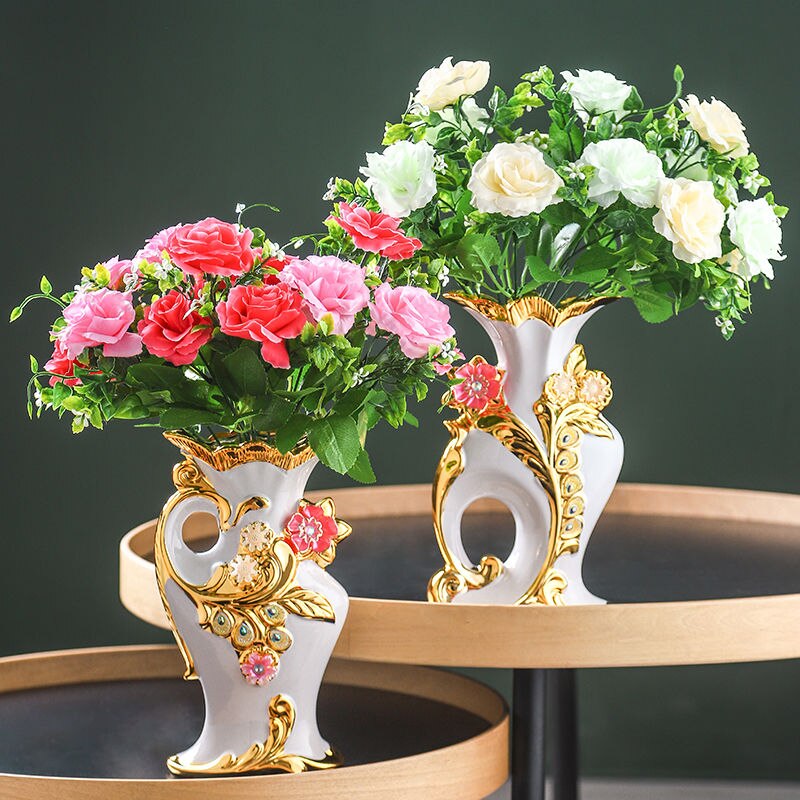 royal-style luxury ceramic vase
