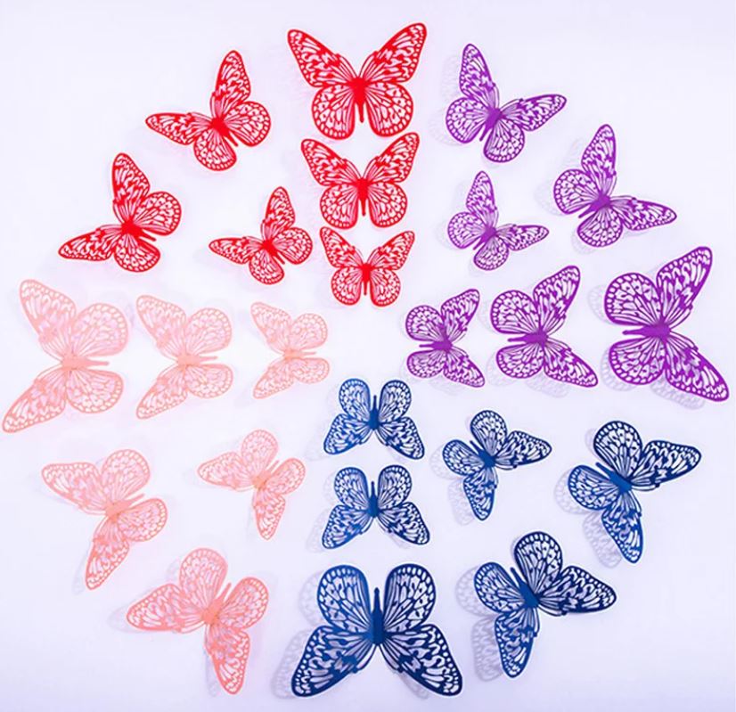 3D Butterfly Wall Stickers - Light Trybe Nigeria
