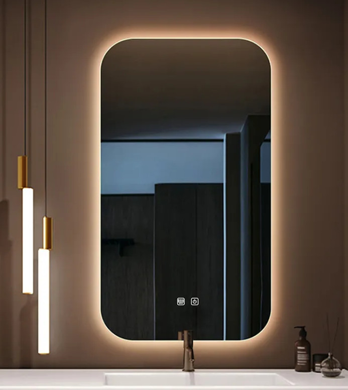 smart bathroom LED anti-fog mirror