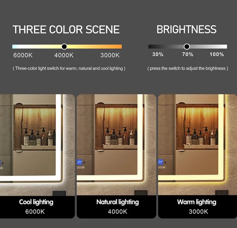 white and warm white