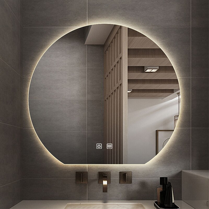 Crescent Backlit LED Mirror