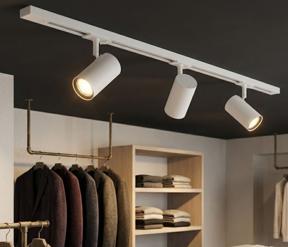 3 PCS Quality Track Light Spotlight on Adjustable Rail