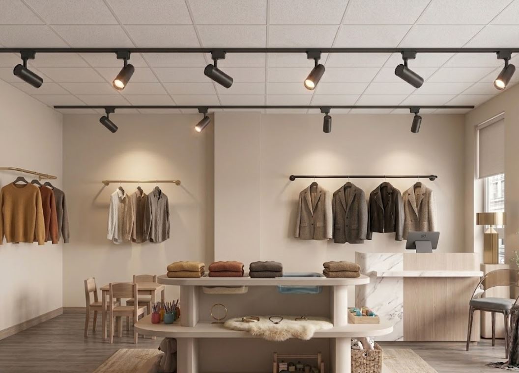 6 PCS LED Track Light Rail Spotlights