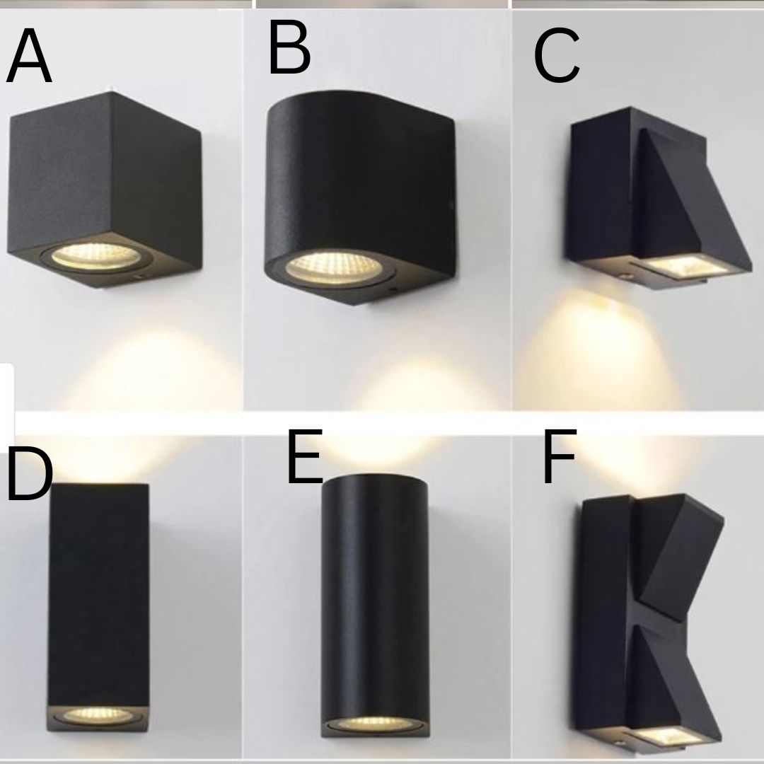 Cast Iron LED Wall Spotlight