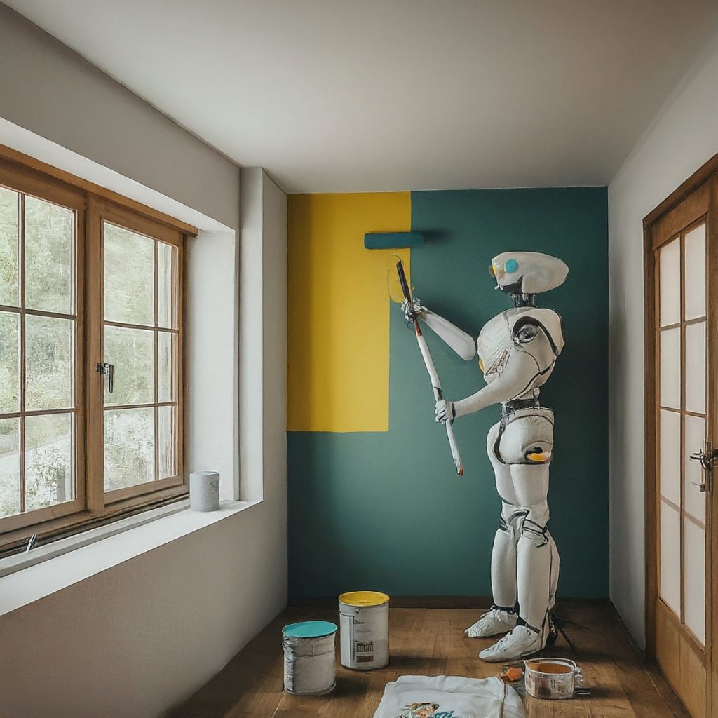 AI role in home improvement AI painting