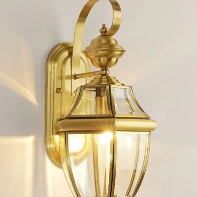 Gold Luxury Outdoor Wall Light