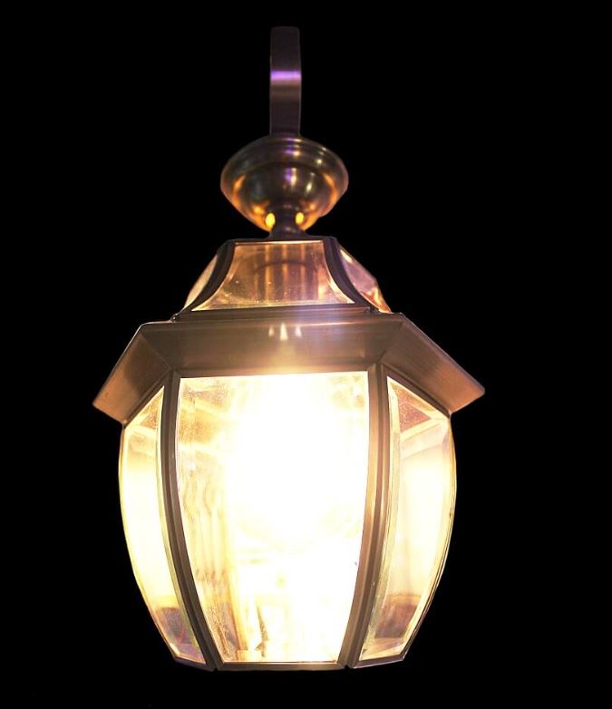 Gold Luxury Outdoor Wall Light on