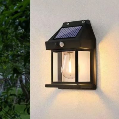 Solar Motion Sensor Outdoor Wall Light