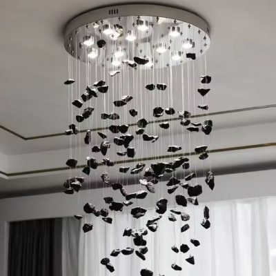 Black Stone Luxury Chandelier