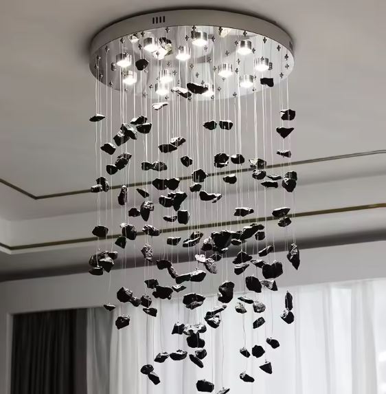 Black Stone Luxury Chandelier