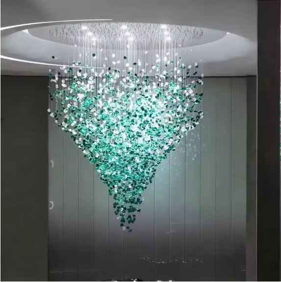 Emerald Stone Luxury Chandelier