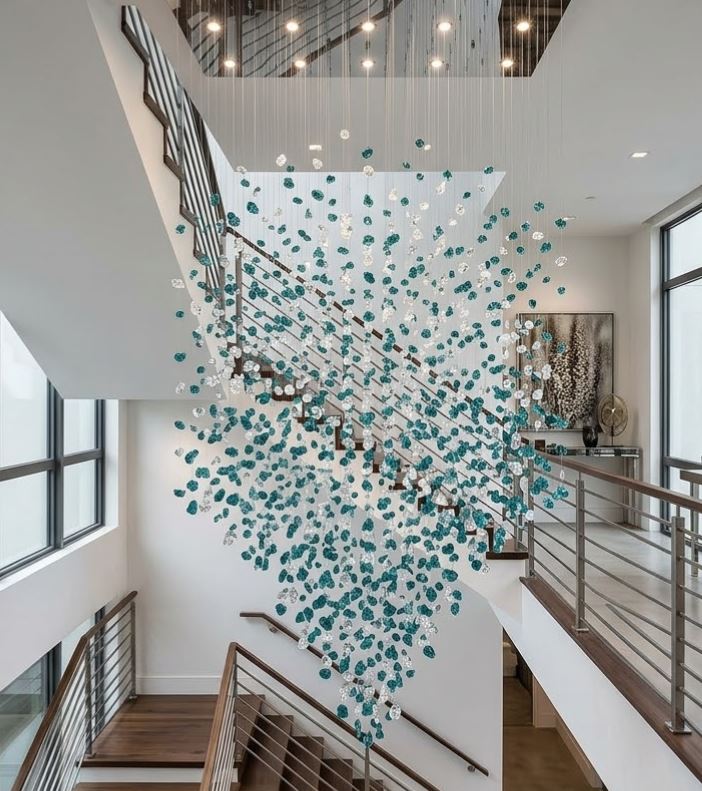 Emerald Stone Luxury Chandelier