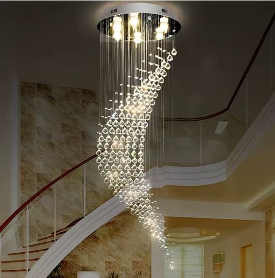 Ethereal Swirl Luxury Chandelier Light