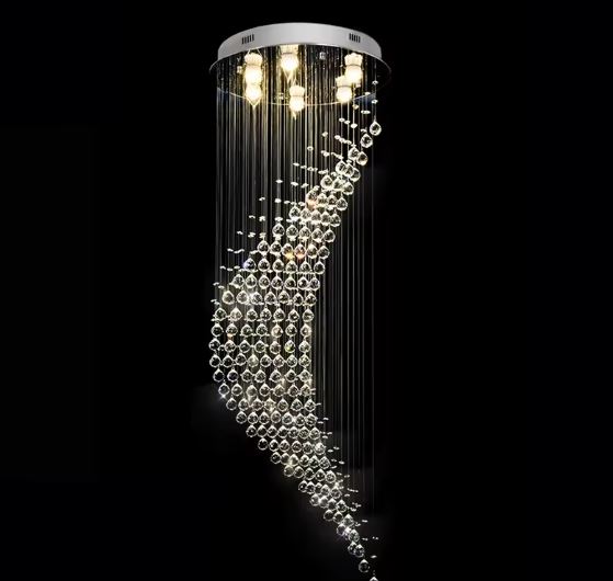 Ethereal Swirl Luxury Chandelier Light