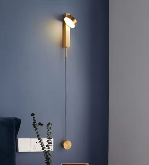 Adjustable Bedside Wall Bracket Gold