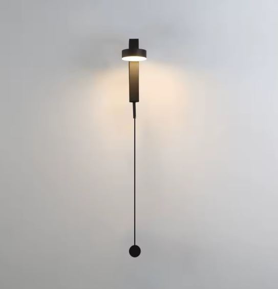 Adjustable Bedside Wall Bracket Lamp black