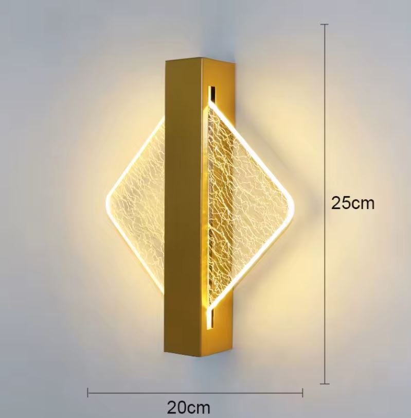 Acrylic LED Wall Light hex