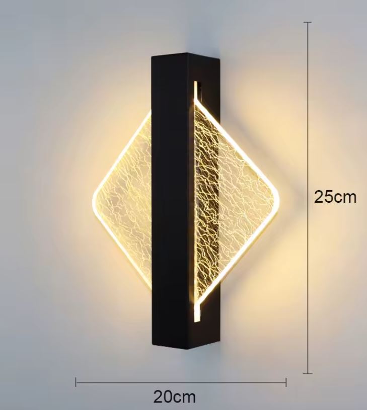 Acrylic LED Wall Light hexagon