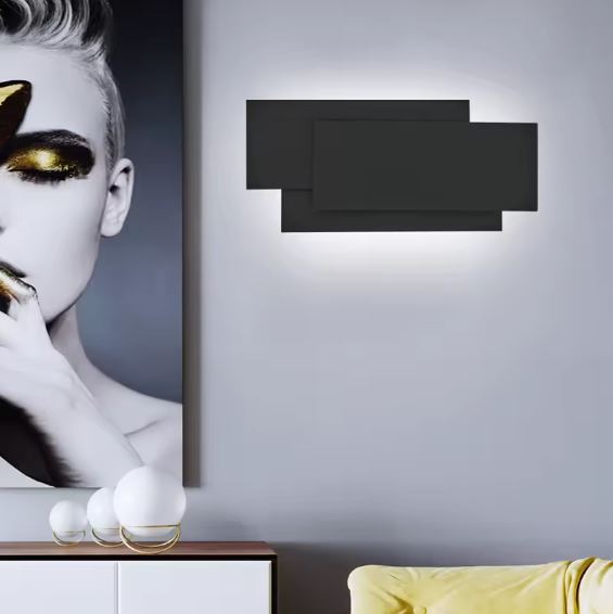 3 Step Living Room Wall Lamp white closeup