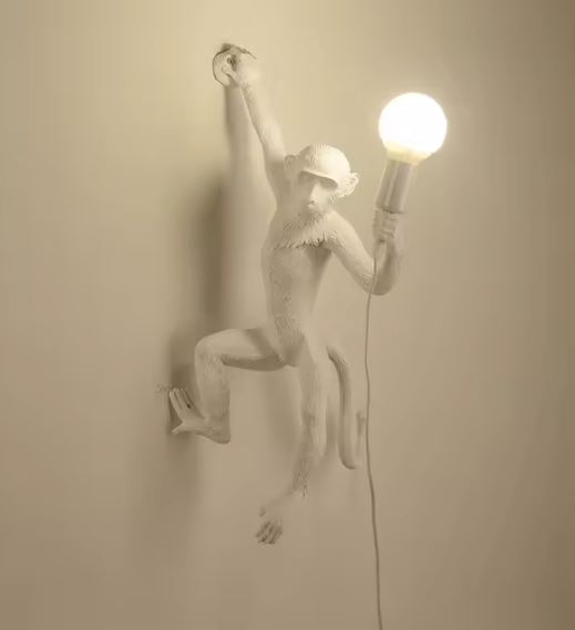 Monkey Vintage Wall Light