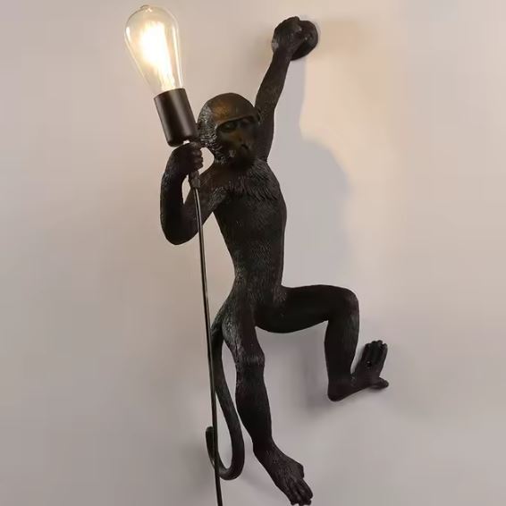 Black Monkey Vintage Wall Light Black Monkey Vintage Wall Light