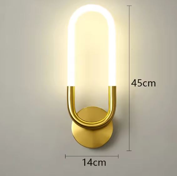 Bright Arc Wall Sconce Lamp gold Bright Arc Wall Sconce Lamp gold