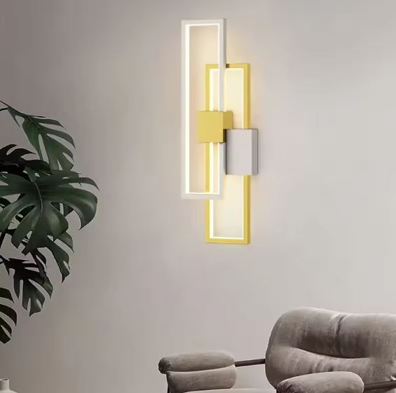 Geometric LED Wall Light Bracket