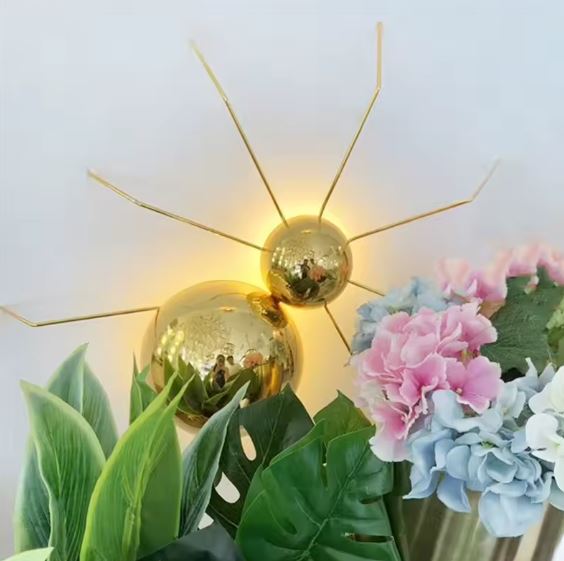 Gold Ant Wall Lamp decoration