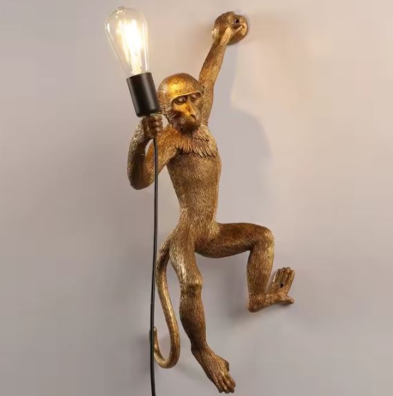 Monkey Vintage Wall Light