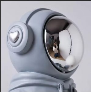 Astronaut Boy LED Floor Lamp