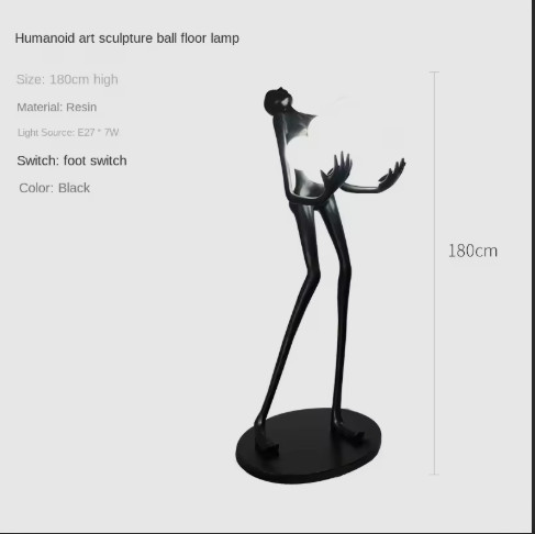 Capture Decorative Human-Shaped Floor Lamp