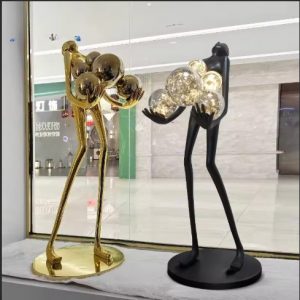 Decorative Human-Shaped Floor Lamp