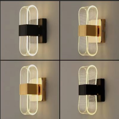 Luxury Gold LED Wall Sconce Lamp