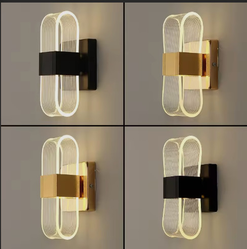 Luxury Gold LED Wall Sconce Lamp