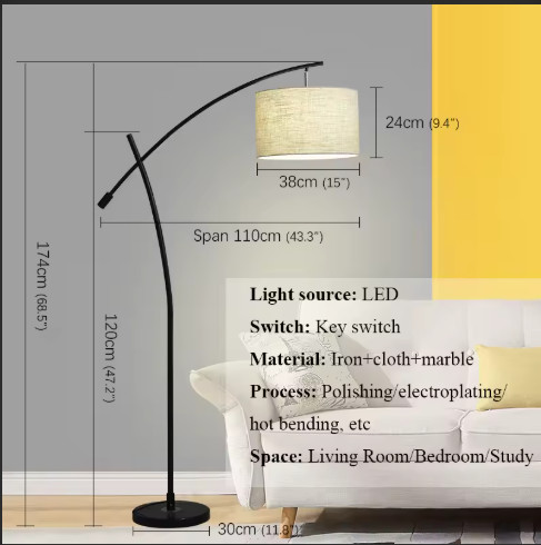Modern Arc Floor Lamp