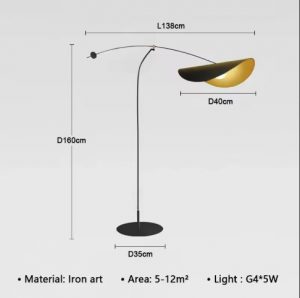 Contemporary LED Reading Floor Lamp