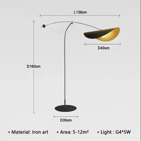 Contemporary LED Reading Floor Lamp