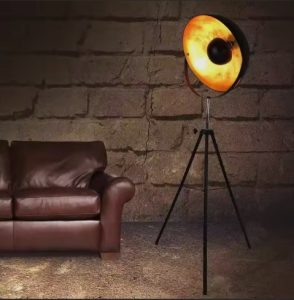 Modern Industrial Tripod Floor Lamp