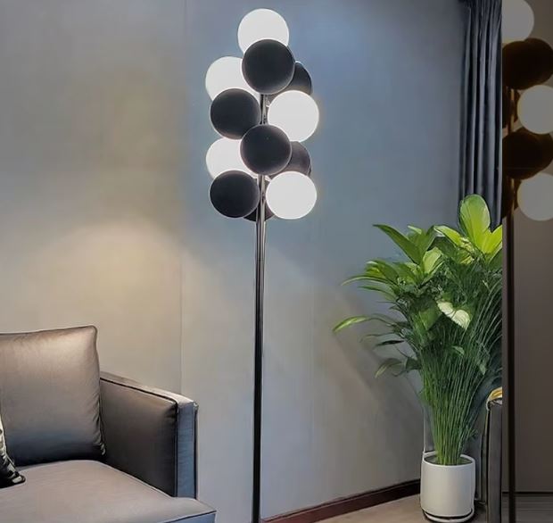 Multi-Ball Floor Lamp for Living Room