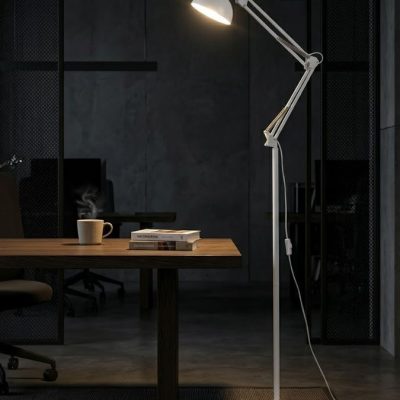 Tall Modern Circular Floor Lamp