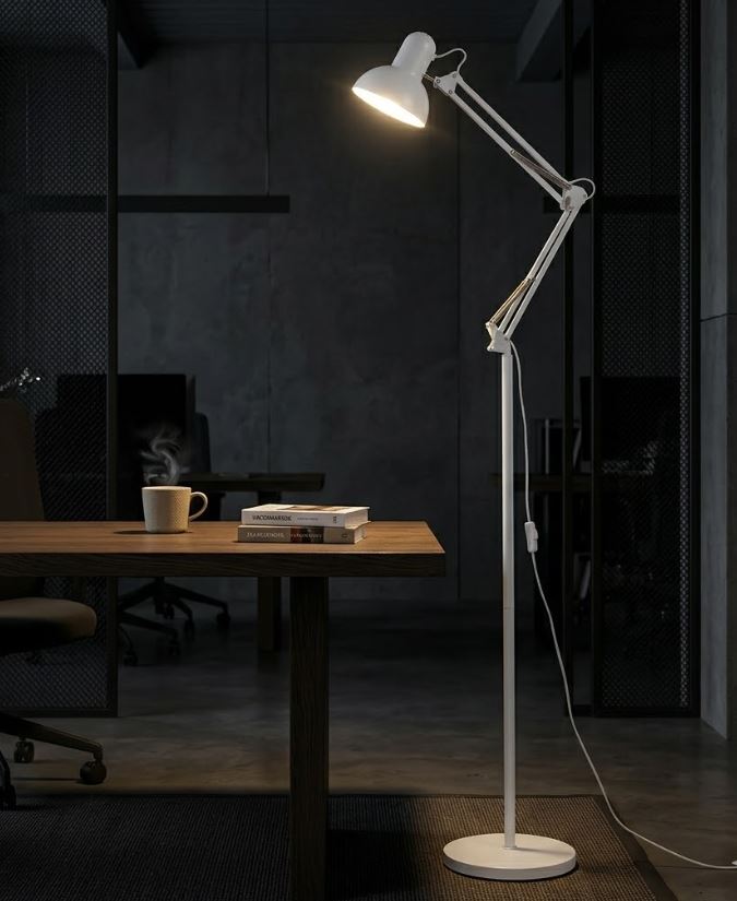 Tall Modern Circular Floor Lamp