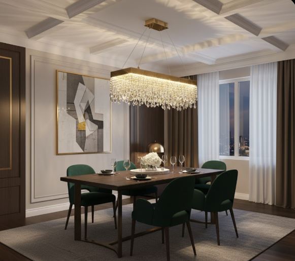 Accented Kitchen Crystal Chandelier Light Trybe Nigeria