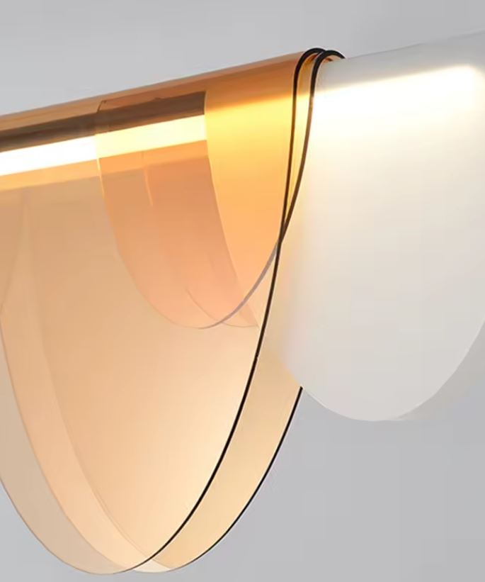 Acrylic Amber Chandelier for Kitchen areas